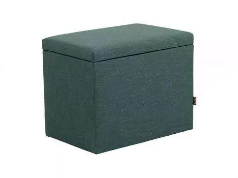 Пуф с ёмкостью для хранения craft2 (ogogo) бирюзовый 59x48x40 см.