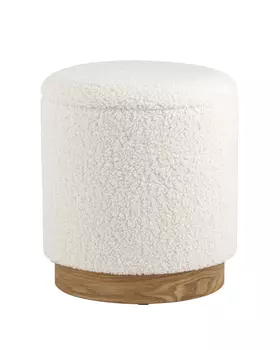 Пуф с ящиком долли s тедди белый (stoolgroup) белый