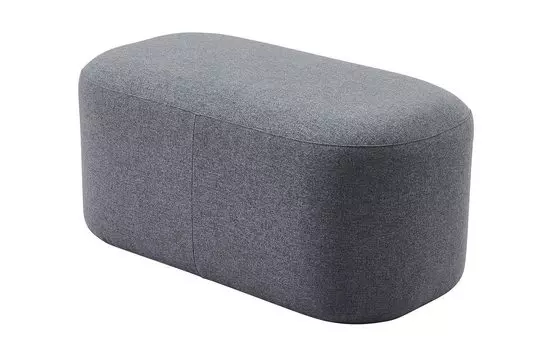 Пуф sofa (europe style) серый 80.0x38.0x40.0 см.