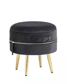 Пуф тильда (stoolgroup) серый 38 см.