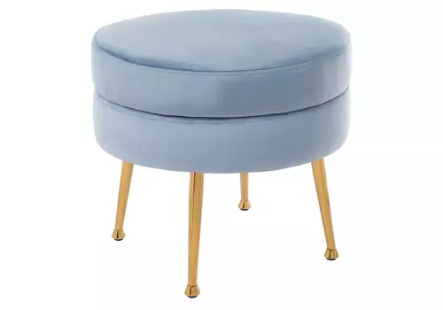 Пуф viko-п blue (woodville) синий 49x43x49 см.