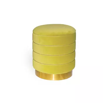 Пуфик dallas (my interno) желтый 38 см.