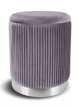 Пуфик geneva big (my interno) серый 36x44x36 см.