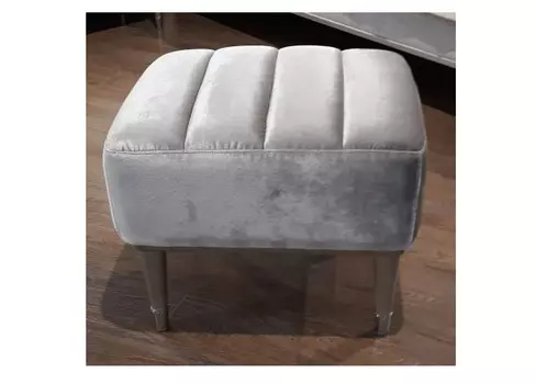 Пуфик rimini (fratelli barri) серый 55x45x45 см.