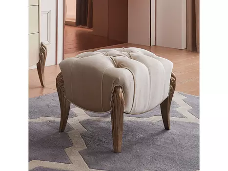 Пуфик roma (fratelli barri) коричневый 55x45x45 см.