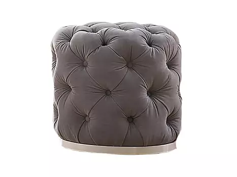 Пуфик roma (fratelli barri) серый 46 см.