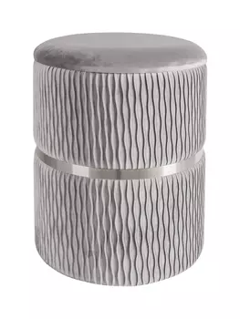 Пуфик серый verona (my interno) серый 36x44x36 см.