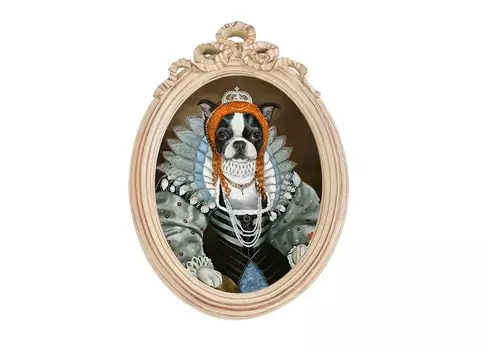 Репродукция «эрмитаж», версия 32 «елизавета i» (object desire) мультиколор 30x43x4 см.