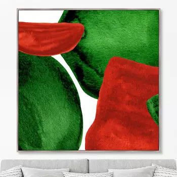 Репродукция картины на холсте forms and colors, composition no23 (картины в квартиру) мультиколор 105x105 см.