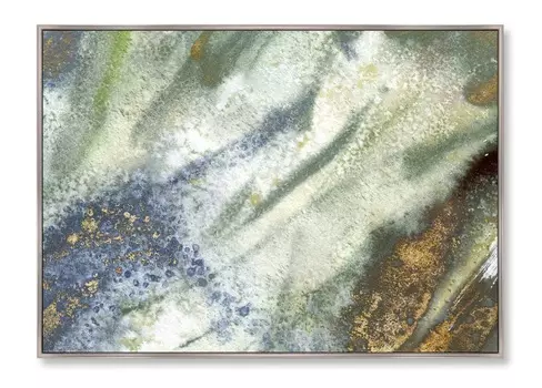 Репродукция картины на холсте rainy day (картины в квартиру) мультиколор 105x75 см.