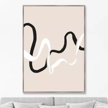 Репродукция картины на холсте the lightness of being, no2 (картины в квартиру) мультиколор 75x105 см.