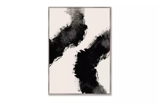 Репродукция картины на холсте the roads have parted (картины в квартиру) мультиколор 75x105 см.