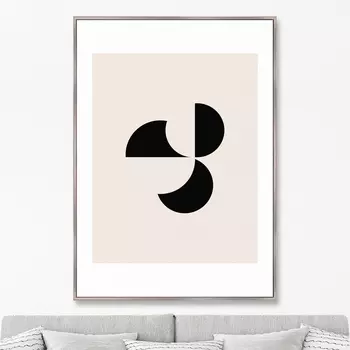 Репродукция картины на холсте three dimensions of core (картины в квартиру) мультиколор 75x105 см.