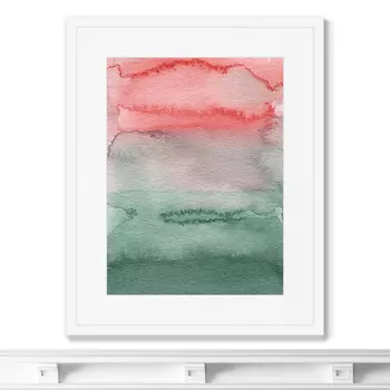 Репродукция картины в раме the sky just before sunrise (картины в квартиру) мультиколор 42x52 см.