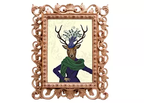 Репродукция мисс совершенство (object desire) мультиколор 20x25x2 см.