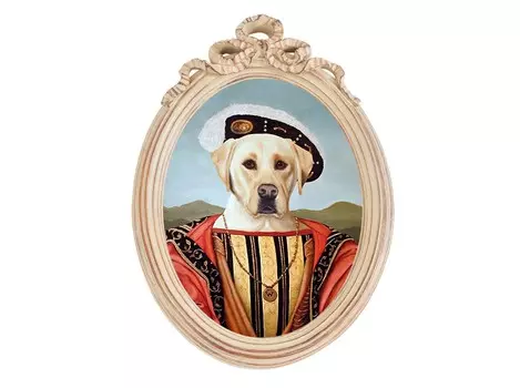 Репродукция «музейный экспонат», версия 22 в картинной раме «офелия» (object desire) мультиколор 30.5x43.0x4.0 см.