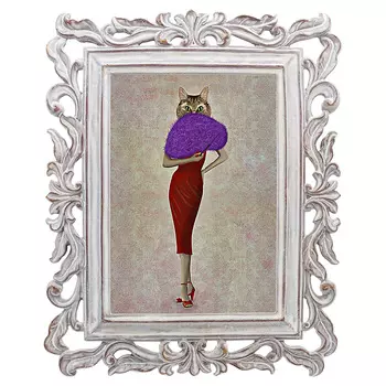 Репродукция тайный знак (object desire) мультиколор 21x26x2 см.