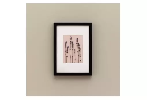 Розовое панно с лавандой (wowbotanica) розовый 23x32 см.