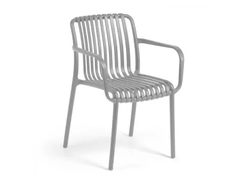 Садовый стул isabellini (la forma) серый 54x80x49 см.