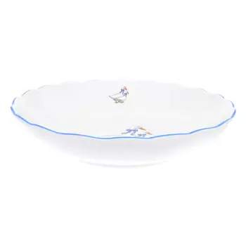 Салатник гуси (dubi) белый