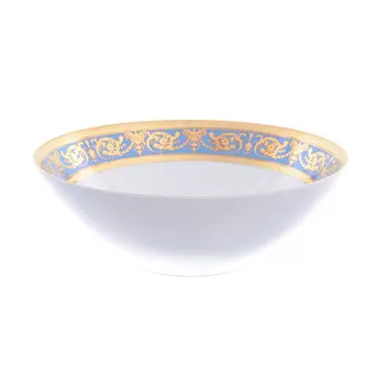 Салатник imperial blue gold (falkenporzellan) голубой