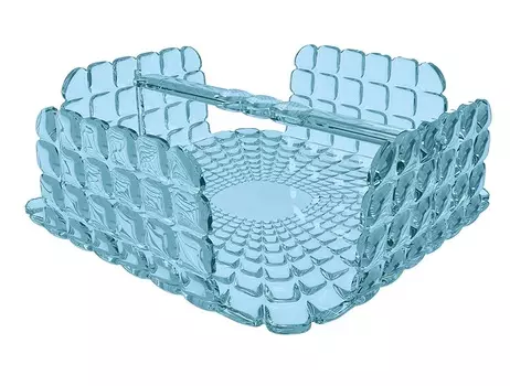 Салфетница tiffany (guzzini) голубой 20x7x20 см.