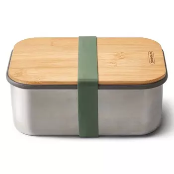 Сэндвич-бокс, оливковый (black+blum) зеленый 19x7x13 см.