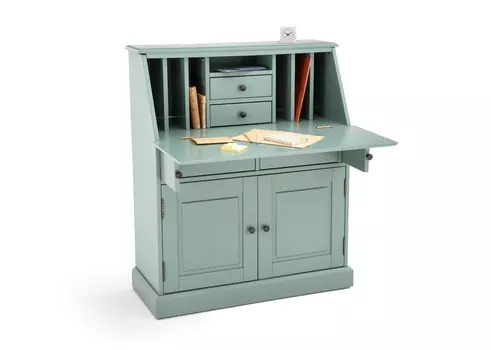 Секретер betta (laredoute) белый 93x111x40 см.