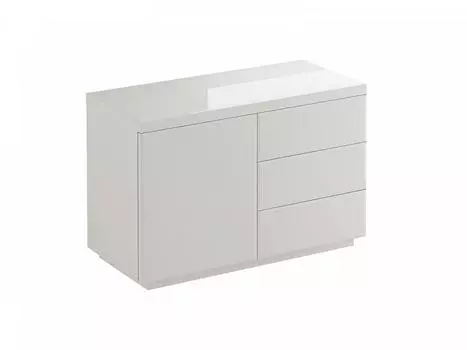 Сервант kristal (ogogo) белый 118x77x52 см.