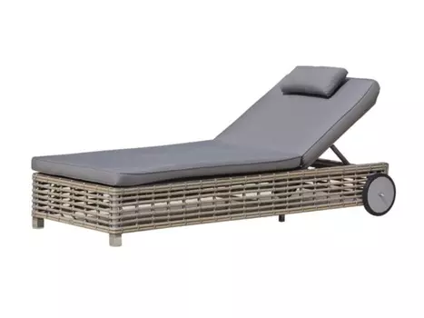 Шезлонг castries (skyline) бежевый 88x30x201 см.