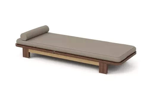 Шезлонг lagoon (yachtline) коричневый 72x208 см.