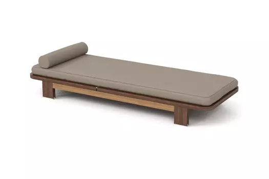 Шезлонг lagoon (yachtline) коричневый 72x208 см.