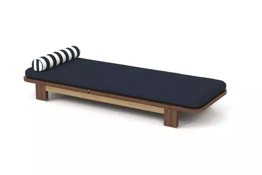 Шезлонг lagoon (yachtline) синий 72x208 см.