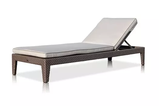 Шезлонг madison (skyline) коричневый 200x30x76 см.