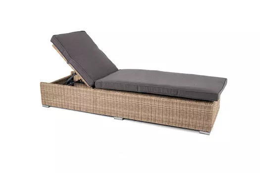 Шезлонг рим (outdoor) коричневый 66x31x199 см.