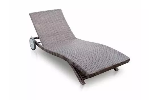 Шезлонг sophie (skyline) коричневый 208x32x75 см.