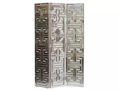 Ширма зеркальная (garda decor) серебристый 119x178x2 см.