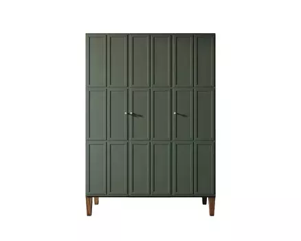 Шкаф andersen (etg-home) зеленый 135x190x55 см.