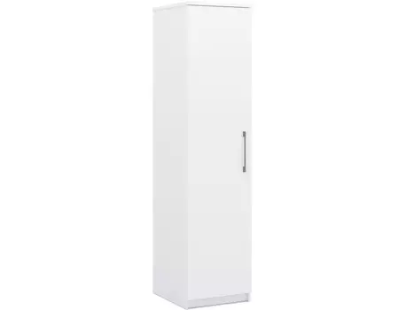 Шкаф «аврора» (империал) белый 51x212x58 см.