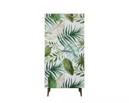 Шкаф berber (etg-home) зеленый 80x170x50 см.