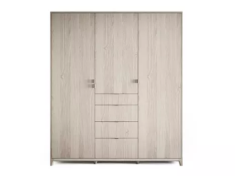 Шкаф case №2 (беленый) (the idea) бежевый 180.0x210.0x60.0 см.