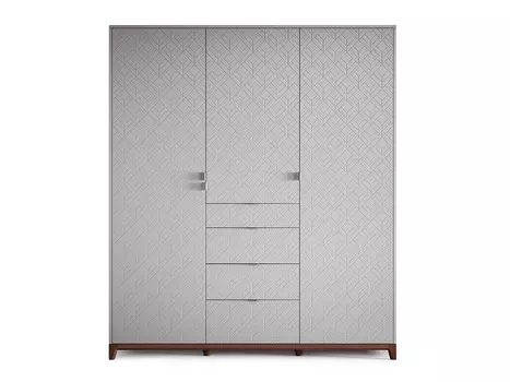 Шкаф case №2 (the idea) серый 180x210x60 см.