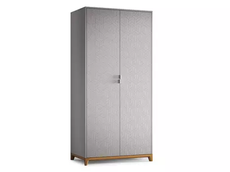 Шкаф case №3 (the idea) серый 100x210x60 см.