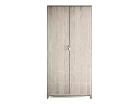 Шкаф case №4 (беленый) (the idea) бежевый 100.0x210.0x60.0 см.