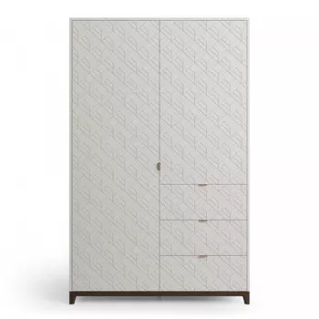 Шкаф case (the idea) серый 139x221x60 см.