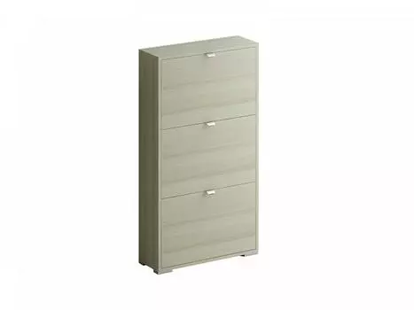 Шкаф для обуви reggy (ogogo) серый 60x112x20 см.