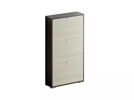 Шкаф для обуви reggy (ogogo) серый 60x112x20 см.