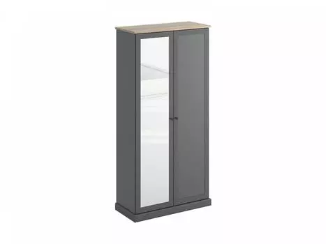 Шкаф двухдверный caprio (ogogo) серый 105x214x46 см.