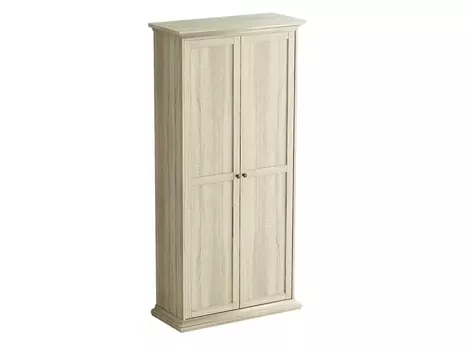 Шкаф двухдверный reina (ogogo) бежевый 96x201x41 см.