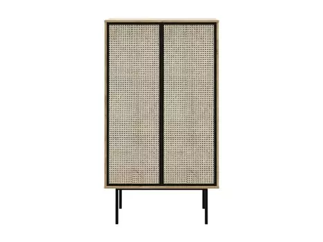 Шкаф двустворчатый boho (ogogo) бежевый 84x150x40 см.